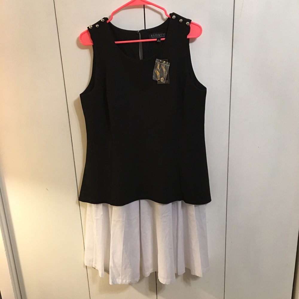 🕶 Eloquii Color Block Dress